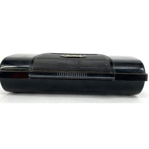 Golf Themed Hinged Box Men's Jewelry Trinket Box Brown Plastic 7.5" Vtg - Picture 4 of 9